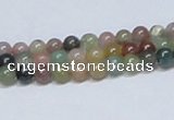 CAB431 15.5 inches 5mm round indian agate gemstone beads wholesale