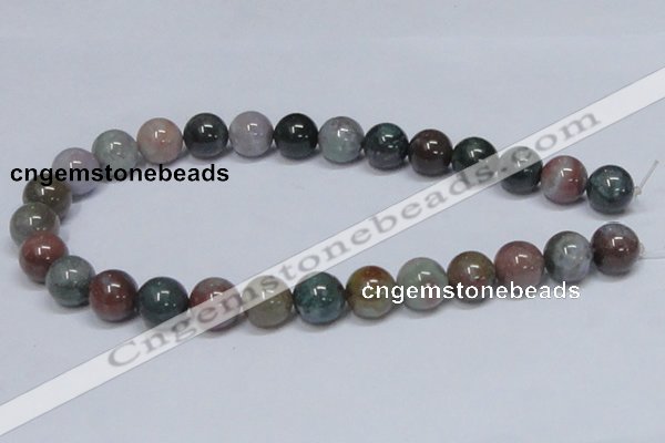 CAB435 15.5 inches 14mm round indian agate gemstone beads wholesale