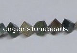 CAB441 15.5 inches 6*6mm inclined cube indian agate gemstone beads