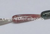 CAB445 15.5 inches 8*30mm teardrop indian agate gemstone beads