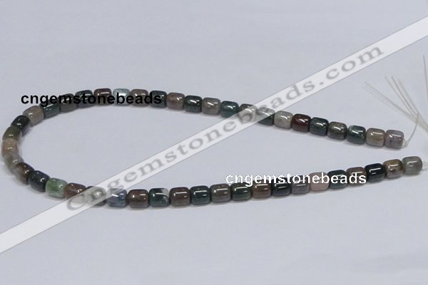 CAB447 15.5 inches 8*8mm column indian agate gemstone beads