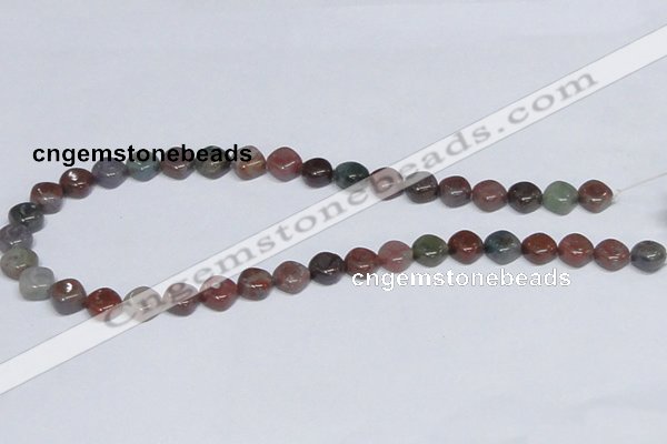 CAB450 15.5 inches 10mm rhombic indian agate gemstone beads