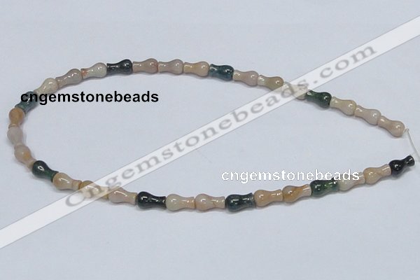 CAB464 15.5 inches 7*12mm vase-shaped indian agate gemstone beads