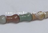 CAB465 15.5 inches 8*12mm vase-shaped indian agate gemstone beads