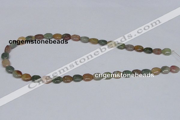 CAB467 15.5 inches 8*10mm freeform indian agate gemstone beads