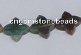 CAB472 15.5 inches 12*12mm flower form indian agate gemstone beads