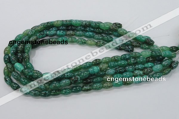 CAB50 15.5 inches 8*12mm egg-shaped peafowl agate gemstone beads