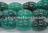 CAB52 15.5 inches 13*18mm egg-shaped peafowl agate gemstone beads