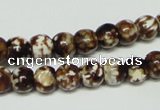 CAB609 15.5 inches 8mm round leopard skin agate beads wholesale