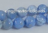 CAB647 15.5 inches 12mm round fire crackle agate beads wholesale