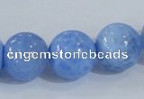 CAB649 15.5 inches 16mm round fire crackle agate beads wholesale