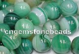 CAB715 15.5 inches 8mm round green agate gemstone beads wholesale