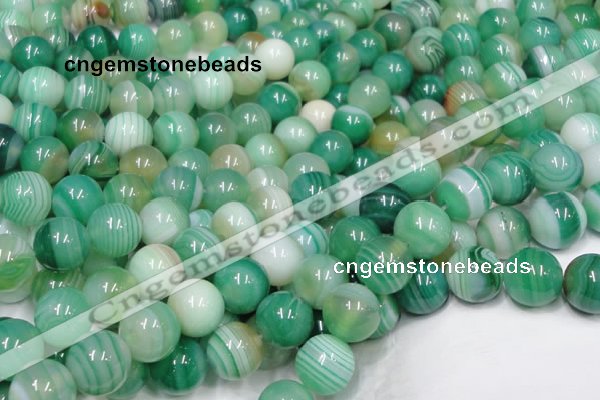 CAB716 15.5 inches 10mm round green agate gemstone beads wholesale