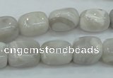 CAB903 15.5 inches 10*14mm nugget natural crazy agate beads wholesale