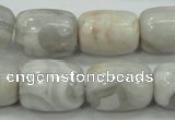 CAB904 15.5 inches 15*20mm drum natural crazy agate beads wholesale