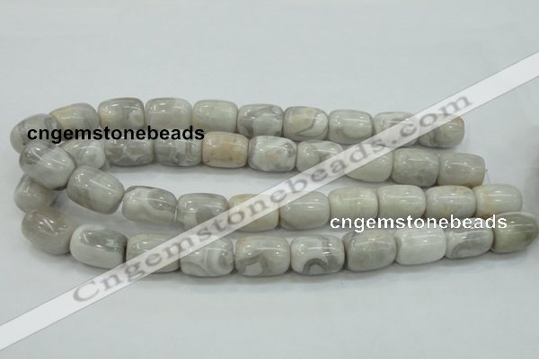 CAB904 15.5 inches 15*20mm drum natural crazy agate beads wholesale