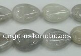 CAB908 15.5 inches 13*18mm flat teardrop natural crazy agate beads