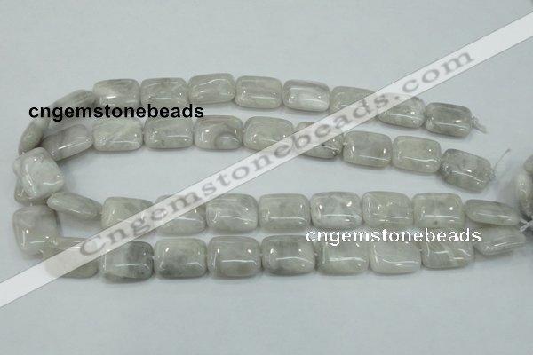 CAB922 15.5 inches 15*20mm rectangle natural crazy agate beads wholesale