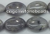 CAB927 15.5 inches 18*25mm oval natural purple agate beads wholesale