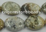 CAB950 15.5 inches 22*30mm oval ocean agate gemstone beads