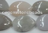 CAB958 15.5 inches 18*25mm flat teardrop ocean agate gemstone beads