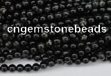 CAE01 15.5 inches 4mm round astrophyllite beads wholesale