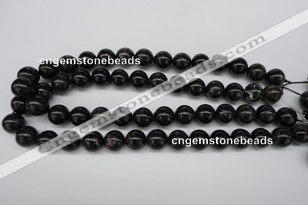 CAE06 15.5 inches 14mm round astrophyllite beads wholesale