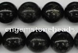 CAE07 15.5 inches 16mm round astrophyllite beads wholesale