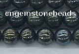 CAE121 15.5 inches 6mm round AB-color astrophyllite beads wholesale