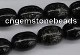 CAE17 15.5 inches 13*18mm egg-shaped astrophyllite beads wholesale