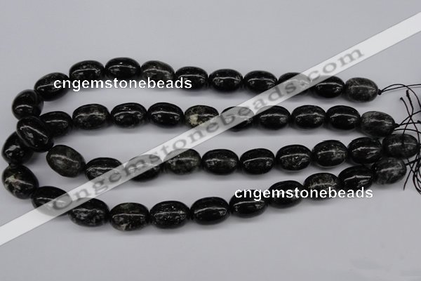 CAE17 15.5 inches 13*18mm egg-shaped astrophyllite beads wholesale