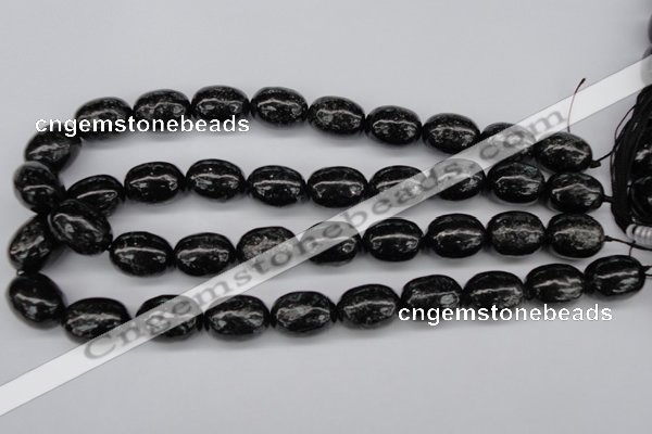 CAE18 15.5 inches 15*20mm egg-shaped astrophyllite beads wholesale