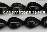 CAE23 15.5 inches 15*20mm teardrop astrophyllite beads wholesale