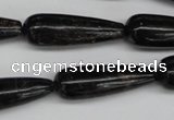 CAE24 15.5 inches 10*30mm teardrop astrophyllite beads wholesale