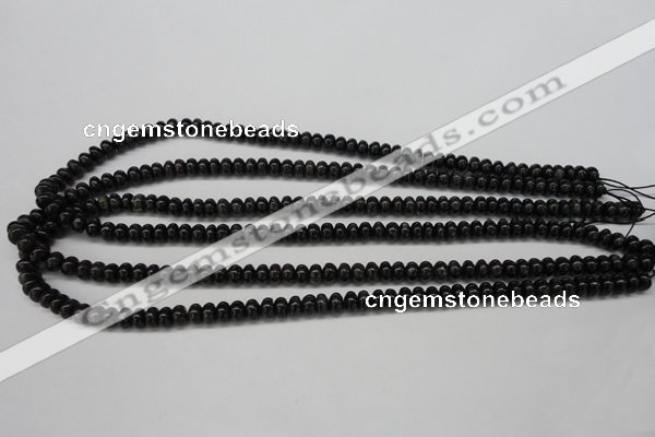 CAE27 15.5 inches 4*6mm rondelle astrophyllite beads wholesale