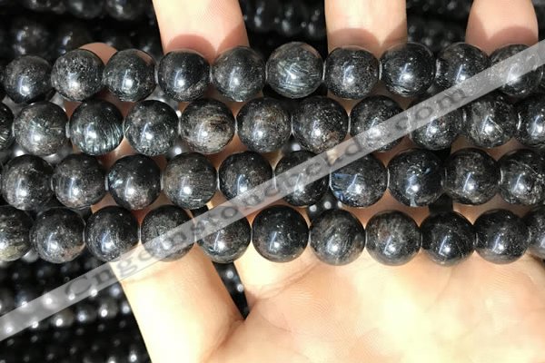 CAE307 15.5 inches 10mm round astrophyllite gemstone beads