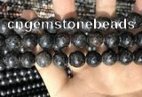 CAE308 15.5 inches 12mm round astrophyllite gemstone beads