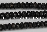 CAE32 15.5 inches 4*8mm faceted rondelle astrophyllite beads wholesale