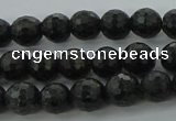 CAE35 15.5 inches 6mm faceted round astrophyllite beads wholesale