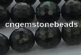 CAE39 15.5 inches 14mm faceted round astrophyllite beads wholesale