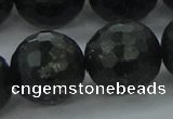 CAE42 15.5 inches 20mm faceted round astrophyllite beads wholesale