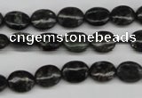 CAE54 15.5 inches 8*10mm oval astrophyllite beads wholesale