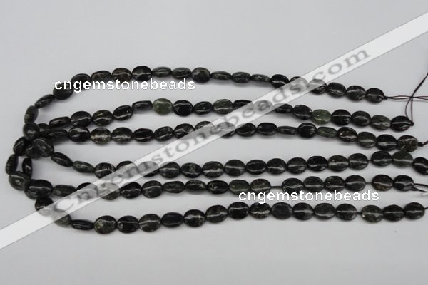 CAE54 15.5 inches 8*10mm oval astrophyllite beads wholesale