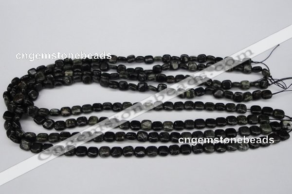 CAE75 15.5 inches 8*8mm square astrophyllite beads wholesale