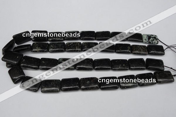 CAE92 15.5 inches 15*20mm rectangle astrophyllite beads wholesale