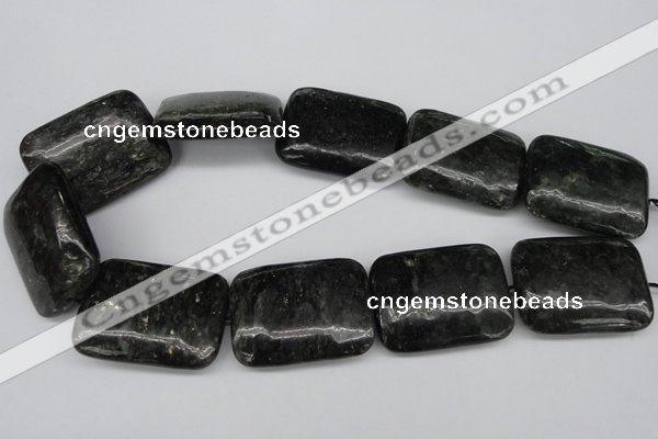 CAE96 15.5 inches 30*40mm rectangle astrophyllite beads wholesale