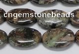 CAF125 15.5 inches 10*14mm oval Africa stone beads wholesale