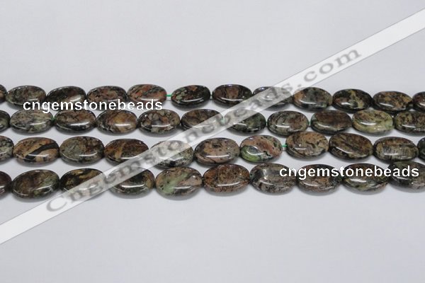 CAF126 15.5 inches 12*16mm oval Africa stone beads wholesale