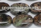 CAF128 15.5 inches 15*20mm oval Africa stone beads wholesale