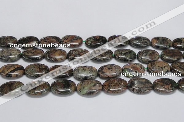CAF129 15.5 inches 18*25mm oval Africa stone beads wholesale